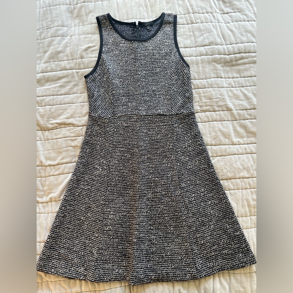 J.Crew Tweed Fit & Flare Dress — Size 10
